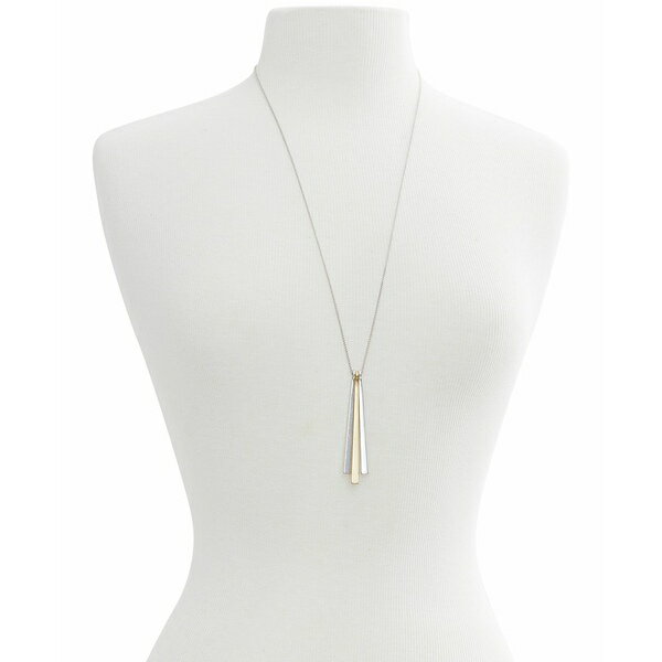 bL[uh fB[X lbNXE`[J[Ey_ggbv ANZT[ Two-Tone Stick Pendant Long Necklace, 30