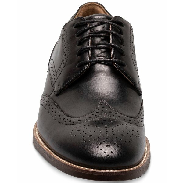 フローシャイム ビジネスシューズ メンズ フローシャイム メンズ ドレスシューズ シューズ Men's Ruvo Wingtip Oxford Dress Shoes Black