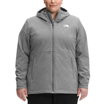 ノースフェイス レディース ジャケット＆ブルゾン アウター Women's Plus Size Shelbe Raschel Hoodie Tnf Medium Grey Heather