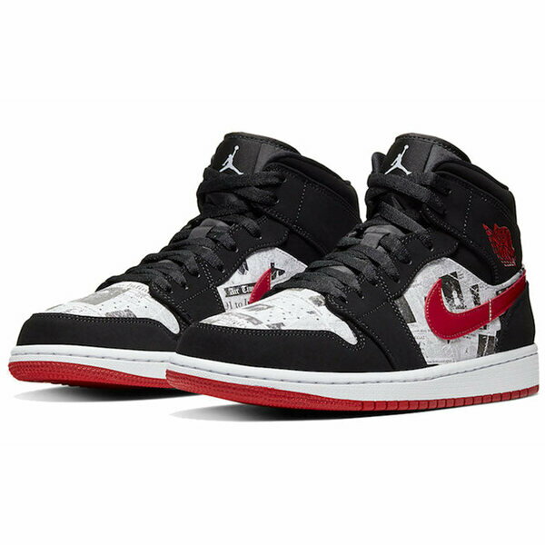 Air Jordan ジョーダン メンズ スニーカー 【Air Jordan 1 Mid SE 'Newspaper Air Times' 852542-061】 サイズ US_9.5(27.5cm)