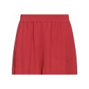 【送料無料】 フィジコ レディース カジュアルパンツ ボトムス Shorts & Bermuda Shorts Burgundy