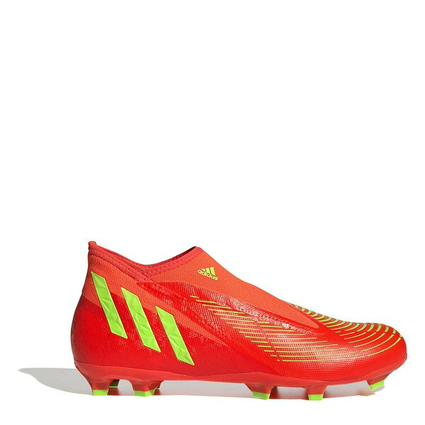 【送料無料】 アディダス メンズ ブーツ シューズ Predator Edge.3 Laceless Firm Ground Football Boots Red/Green/Blk