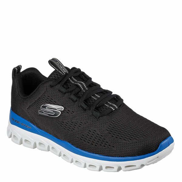 【送料無料】 スケッチャーズ メンズ スニーカー シューズ Glide Step Fasten Up Men's Trainers Black