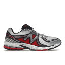 New Balance ニューバランス メンズ スニーカー  サイズ US_7(25.0cm) White Silver Red