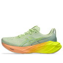 ASICS アシックス レディース スニーカー Cool Matcha/Safety Yellow 【(WMNS) ASICS Novablast 4 'Paris' 1012B751-750】 サイズ US_6(23.0cm)
