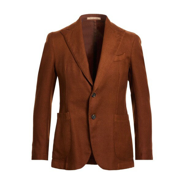 【送料無料】 バニョーリ サルトリア ナポリ メンズ ジャケット＆ブルゾン アウター Blazers Orange