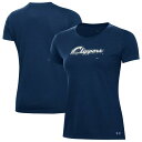 アンダーアーマー レディース Tシャツ トップス Columbus Clippers Under Armour Women 039 s Performance TShirt Navy