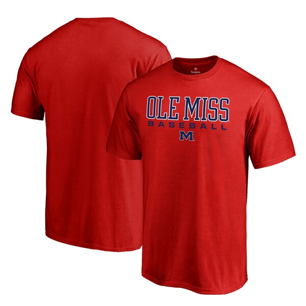 եʥƥ  T ȥåץ Ole Miss Rebels Fanatics Branded True Sport Baseball TShirt Red