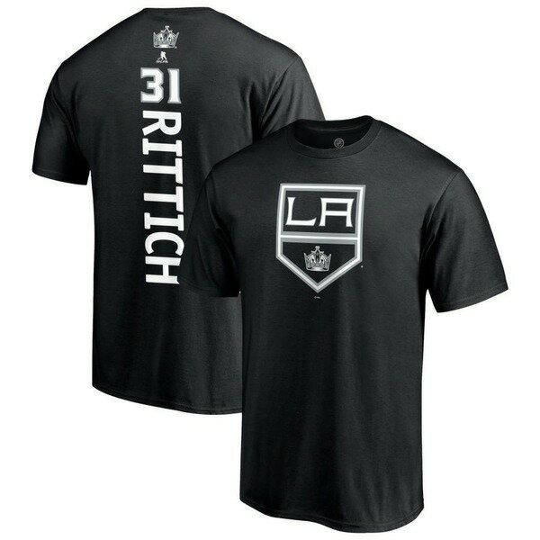 եʥƥ  T ȥåץ Los Angeles Kings Fanatics Branded Personalized Playmaker Name &Number TShirt Rittich,David-31