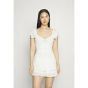 アリス アンド オリビア レディース ワンピース トップス HARTFORD BUSTIER ROMPER - Day dress - white