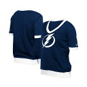 ニューエラ レディース カットソー トップス Women's Blue Tampa Bay Lightning Game Day Rhine Studs T-Shirt Blue