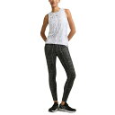 リーボック レディース カットソー トップス Women's Snake-Print Performance Tank Top White