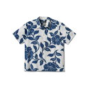 クイックシルバー ウォーター マン メンズ シャツ トップス Quiksilver Men's All Time Pareo Woven Shirt White