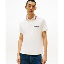トミー ヒルフィガー メンズ シャツ トップス Men's Tipped Regular Fit Polo Shirt Ivory Petal