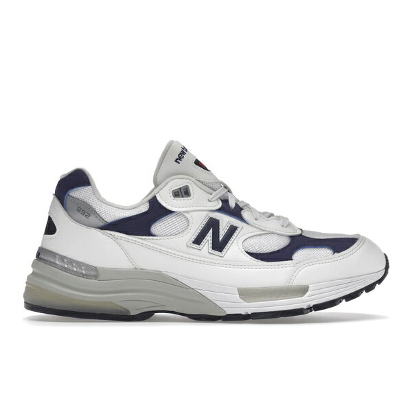 New Balance ニューバランス メンズ スニーカー 【New Balance 992 White Navy】 サイズ US_6.5(24.5cm) White/Navy