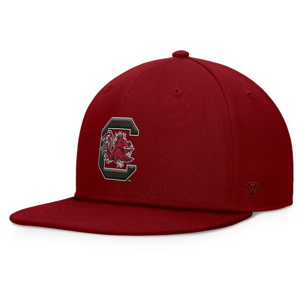 トップ・オブ・ザ・ワールド メンズ 帽子 アクセサリー South Carolina Gamecocks Top of the World Fundamental Snapback Hat Garnet