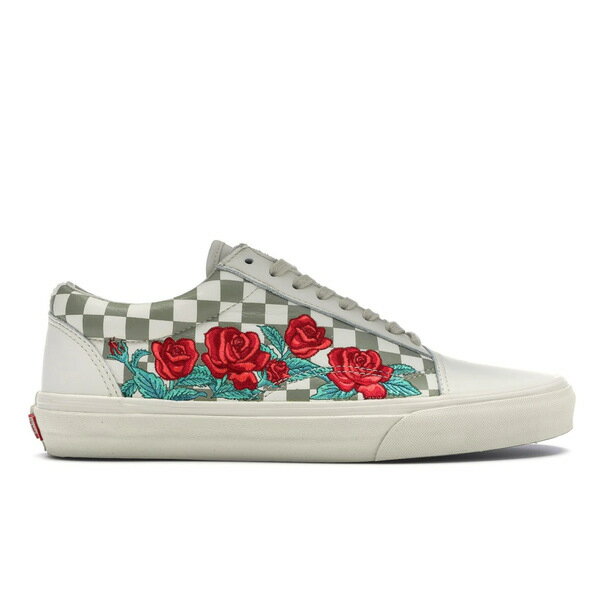 Vans バンズ メンズ スニーカー 【Vans Old Skool】 サイズ US_8.5(26.5cm) Rose Embroidery (White)