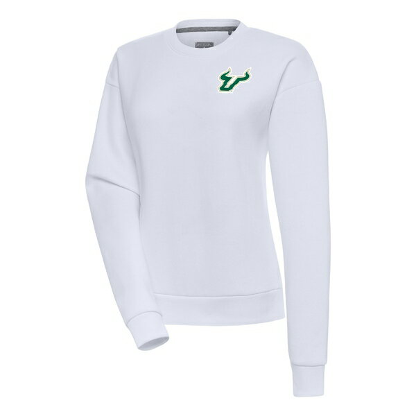 ƥ ǥ ѡåȥ  South Florida Bulls Antigua Women's Victory Pullover Sweatshirt White