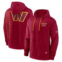 iCL Y p[J[EXEFbgVc AE^[ Washington Commanders Nike Layered Logo Statement Pullover Hoodie Burgundy