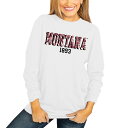 ゲームデイ レディース Tシャツ トップス Montana Grizzlies Women's No Time to Tie Dye Long Sleeve TShirt White