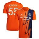 アディダス メンズ ユニフォーム トップス New York City FC adidas 2022 The Volt Kit Replica Custom Jersey Orange