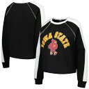 ゲームデイ レディース パーカー スウェットシャツ アウター Iowa State Cyclones Gameday Couture Women 039 s Blindside Raglan Cropped Pullover Sweatshirt Black