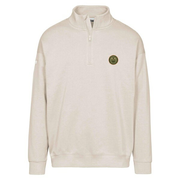 レベルウェア メンズ ジャケット＆ブルゾン アウター Edmonton Oilers Levelwear Murray Delta Badge QuarterZip Pullover Top Cream