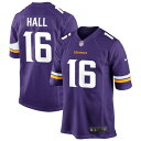 ナイキ メンズ ユニフォーム トップス Minnesota Vikings Nike Custom Game Jersey Purple