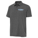 アンティグア メンズ ポロシャツ トップス StewartHaas Racing Antigua Par 3 Polo Heather Black