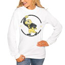 Q[fC fB[X TVc gbvX Iowa Hawkeyes Women's End Zone Long Sleeve TShirt White