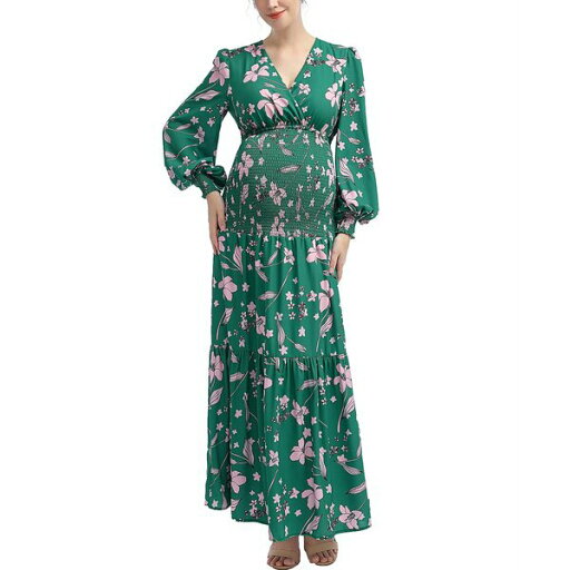 キミ アンド カイ レディース ワンピース トップス Maternity Floral Print Smocked Maxi Dress Multicolored キミ アンド カイ レディース ワンピース トップス Maternity Floral Print Smocked Maxi Dress Multicolored