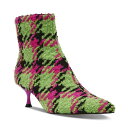 ベッツィジョンソン レディース ブーツ シューズ Women's Parkker Pointed-Toe Kitten-Heel Booties Green/P...