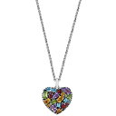 エフィー コレクション レディース ネックレス・チョーカー・ペンダントトップ アクセサリー EFFY Multi-Gemstone Mixed Cut Heart 18