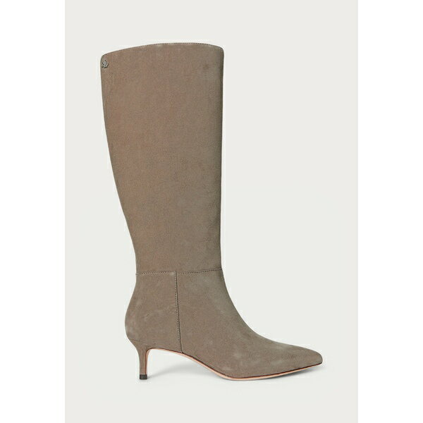 ラルフローレン レディース ブーツ シューズ MCKAY SUEDE TALL BOOT HEEL - Boots - taupe brown