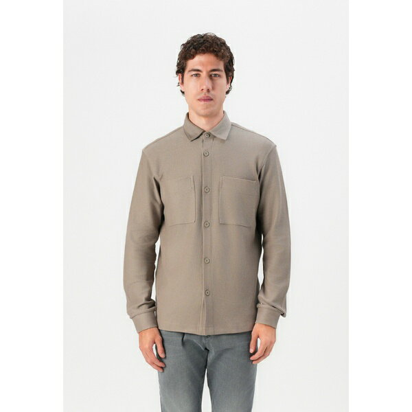 トム テイラー デニム メンズ シャツ トップス RELAXED - Shirt - roasted nut brown