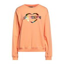【送料無料】 モスキーノ レディース パーカー・スウェットシャツ アウター Sweatshirts Orange
