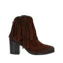 【送料無料】 ストラテジア レディース ブーツ シューズ Ankle boots Brown