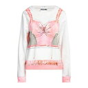 【送料無料】 モスキーノ レディース パーカー・スウェットシャツ アウター Sweatshirts Orange