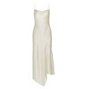 アリス アンド オリビア レディース ワンピース トップス Asymmetric Slit Midi Dress champagne