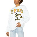 ゲームデイ レディース パーカー・スウェットシャツ アウター Fort Hays State Tigers Gameday Couture Women's All We've Got Premium Fleece Drop Shoulder Pullover Sweatshirt White