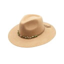 ピーターグリム レディース 帽子 アクセサリー Jules Wool Felt Adjustable Wide Brim Hat Medium Beige