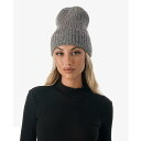 マーカスアドレール レディース 帽子 アクセサリー Women's Stretch Ribbed Knit Cuff Beanie Black