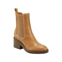 バンドリーノ レディース ブーツ シューズ Women's Enisy Block Heel Platform Booties Medium Natural