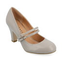 ジャーニーコレクション レディース パンプス シューズ Women's Windy Double Strap Mary Jane Pumps Gray(4)