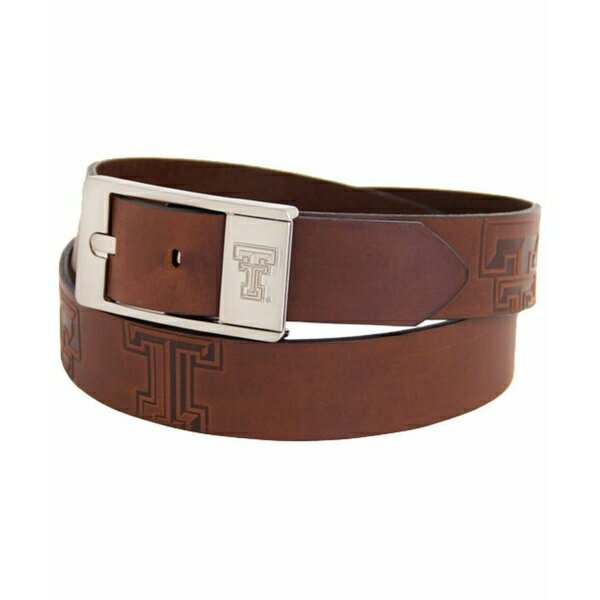エーグルウィング メンズ ベルト アクセサリー Men's Texas Tech Red Raiders Brandish Leather Belt - Brown Brown
