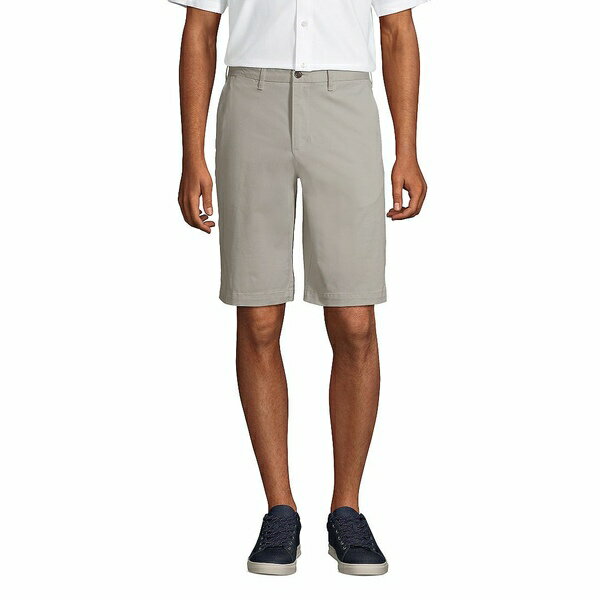 ランズエンド メンズ カジュアルパンツ ボトムス Men's 11" Traditional Fit Comfort First Knockabout Chino Shorts Soft putty