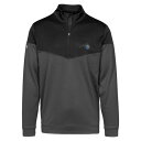 xEFA Y WPbgu] AE^[ Orlando Magic Levelwear Commuter Insignia Core QuarterZip Pullover Top Black/Charcoal