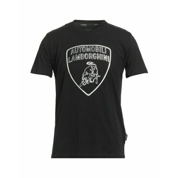 【送料無料】 ランボルギーニ メンズ Tシャツ トップス T-shirts Black