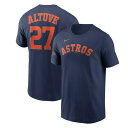 ナイキ メンズ Tシャツ トップス Jose Altuve Houston