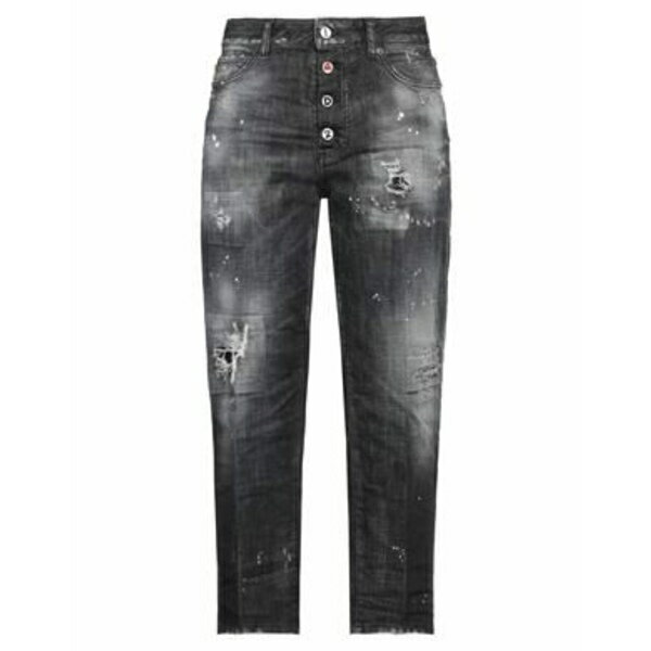 【送料無料】 ディースクエアード レディース デニムパンツ ボトムス Jeans Black